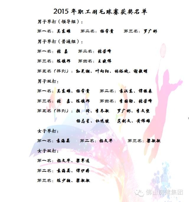 2015年j9国际职工羽毛球赛成功举办