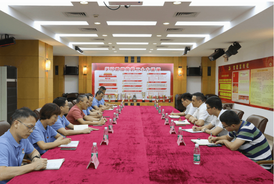 祖庙街道领导莅临佛山j9国际走访调研